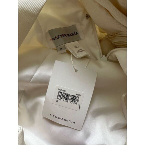 Alexia Maria Ella Silk Faille Mini Dress - Picture 10 of 11